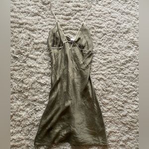 Vintage 100% Silk Slip Dress (m)